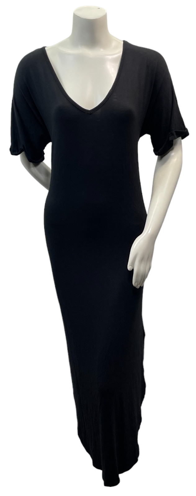 White Mark Maxi Dress Womens Plus size 2X Black Short Sleeve 2 Pockets New