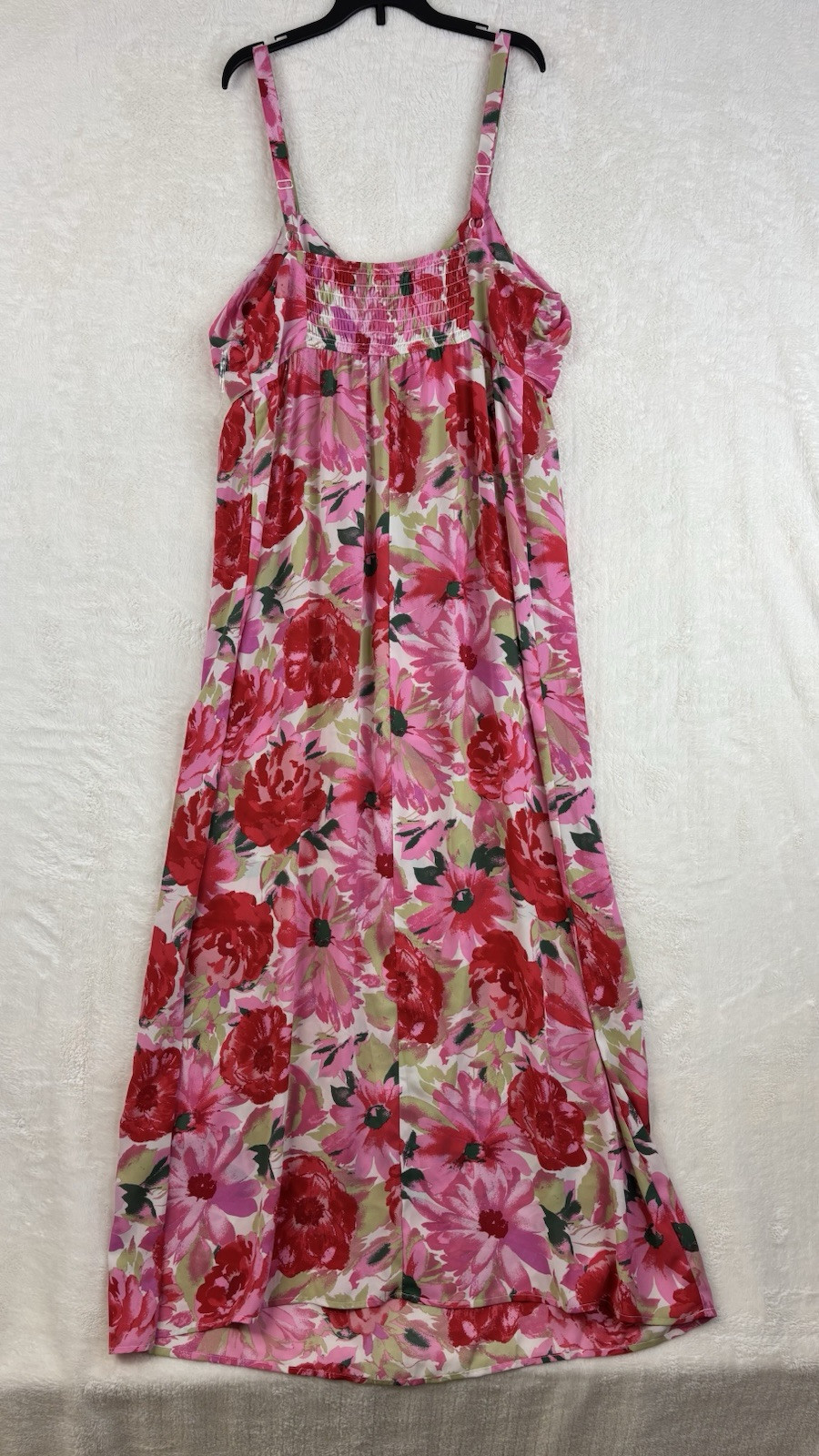 Ophelia Roe Adjustable Strapped Summer Floral Maxi Dress NWT Size L