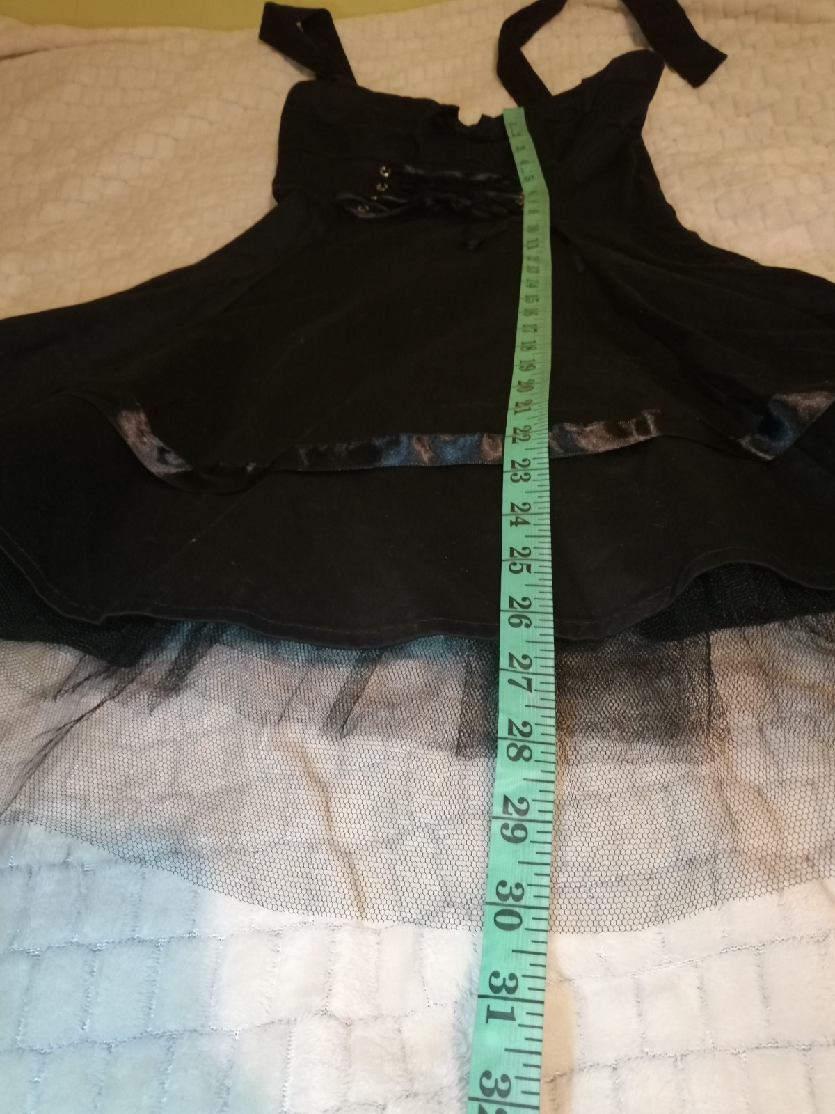 Hearts & roses gothic dress corset size S