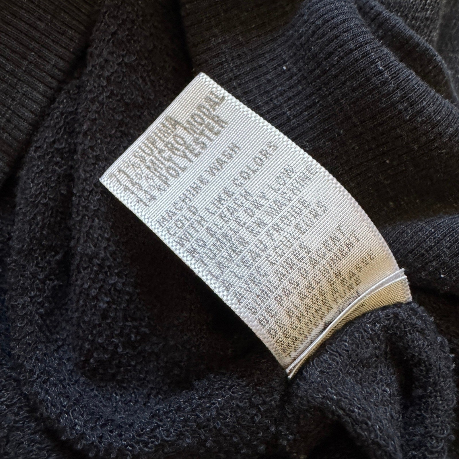 James Perse Raglan Sweatshirt Dress Womens 2 Black Terry Made USA