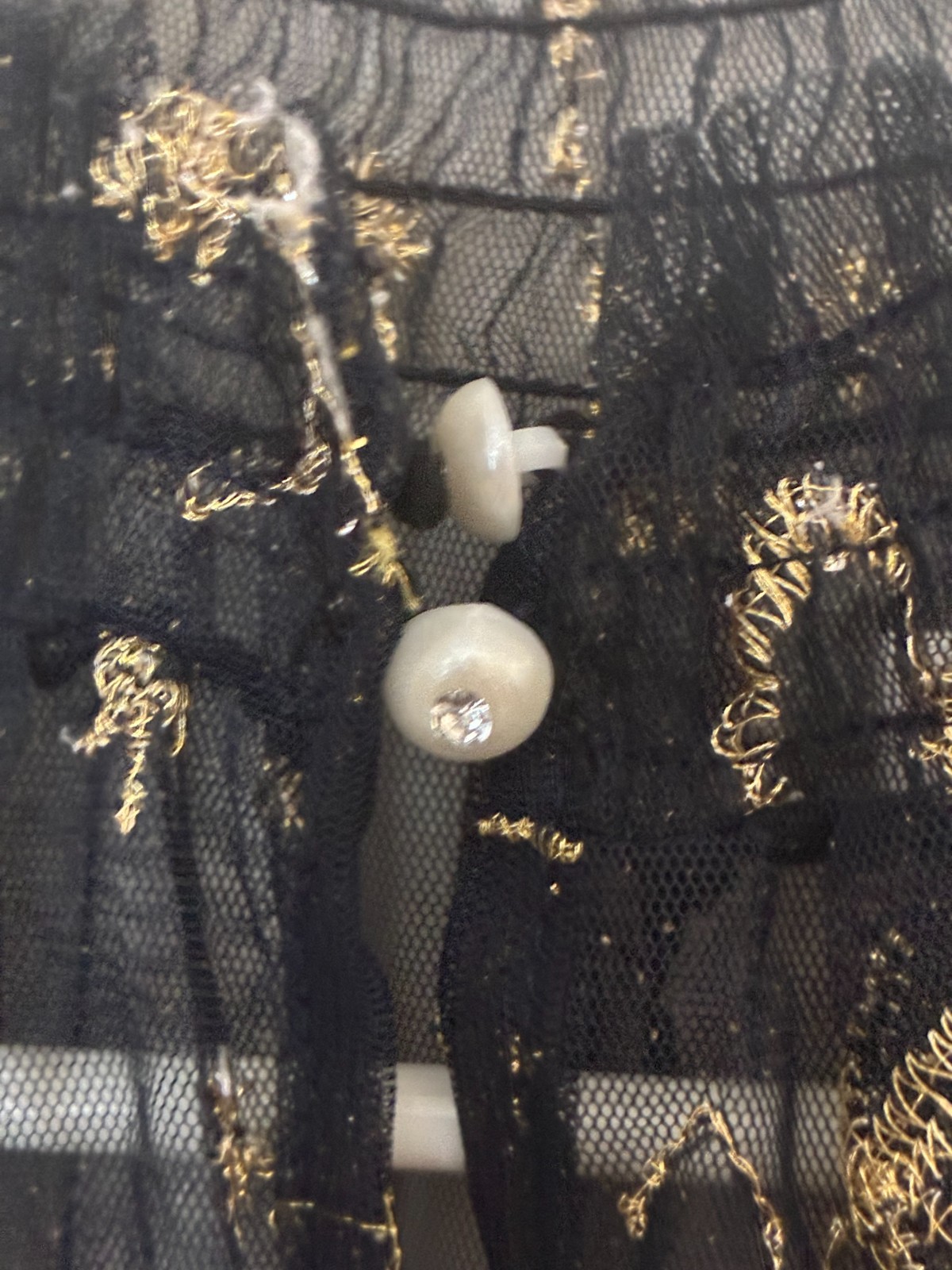 Golden Trend Celestial Sun Moon Stars Goth Chiffon Dress Large Witchy Black Gold