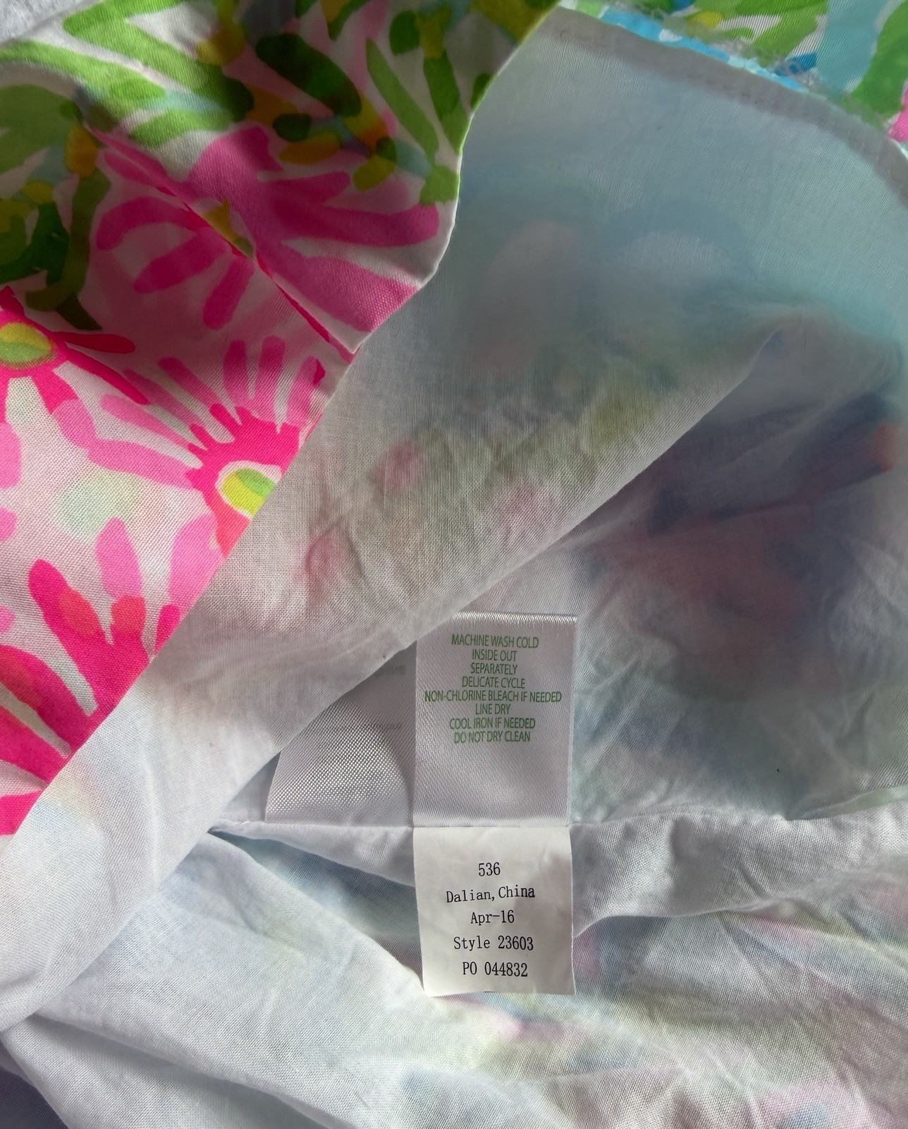 Lilly Pulitzer Ardleigh Lovers Coral Size 0 XS Bright Multicolor Floral Neon EUC