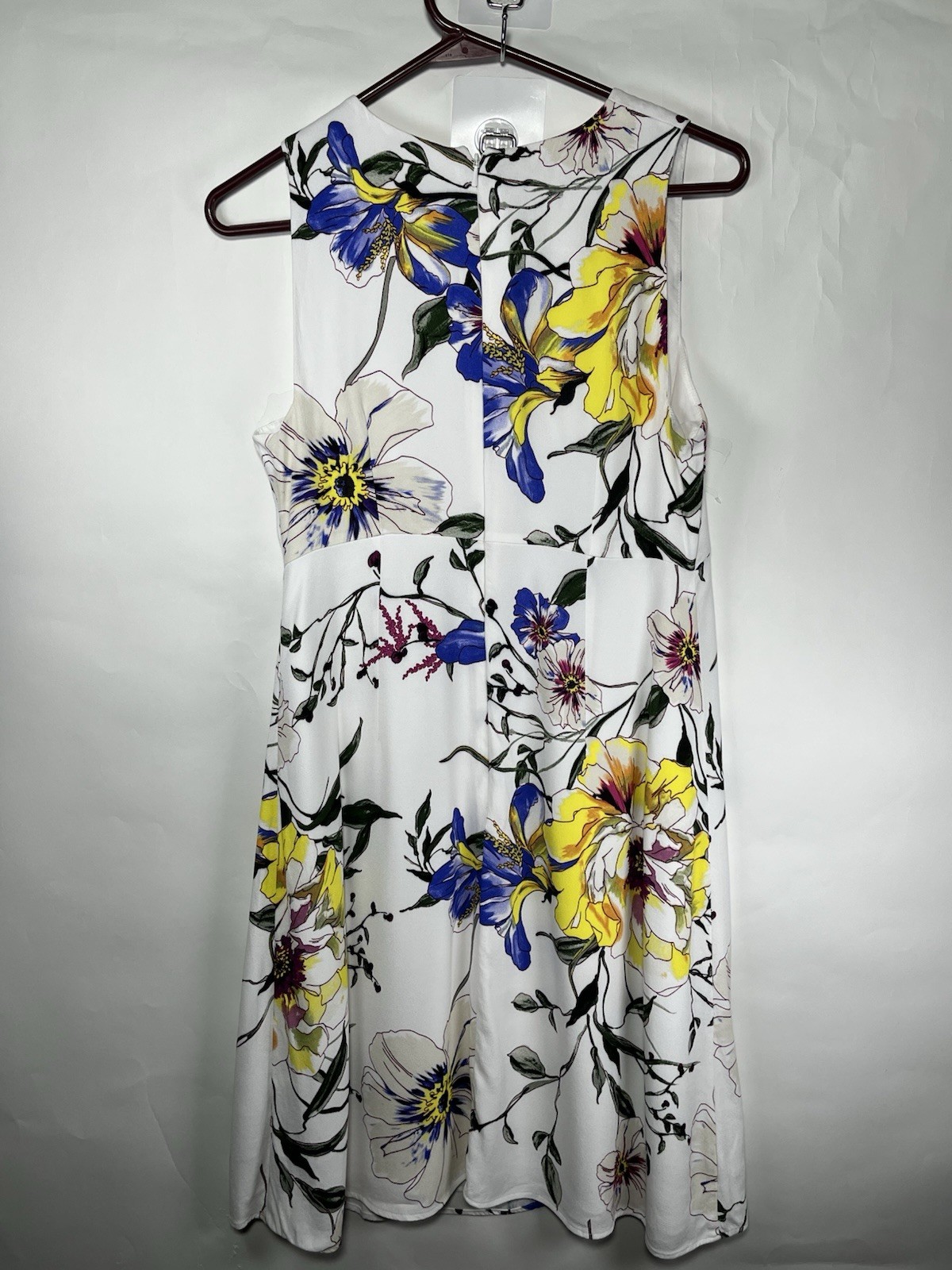 Banana Republic Floral Shift Dress Size 4 Preppy Girly Lightweight Lined EUC