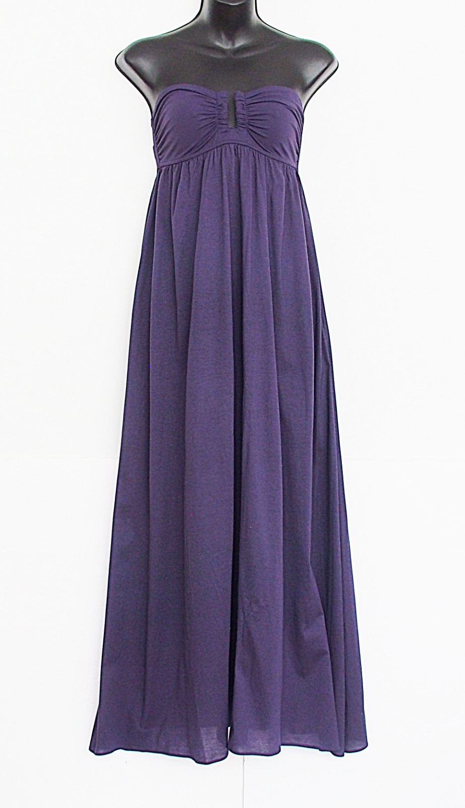 Eres Strapless Purple Maxi Dress Size L/XL