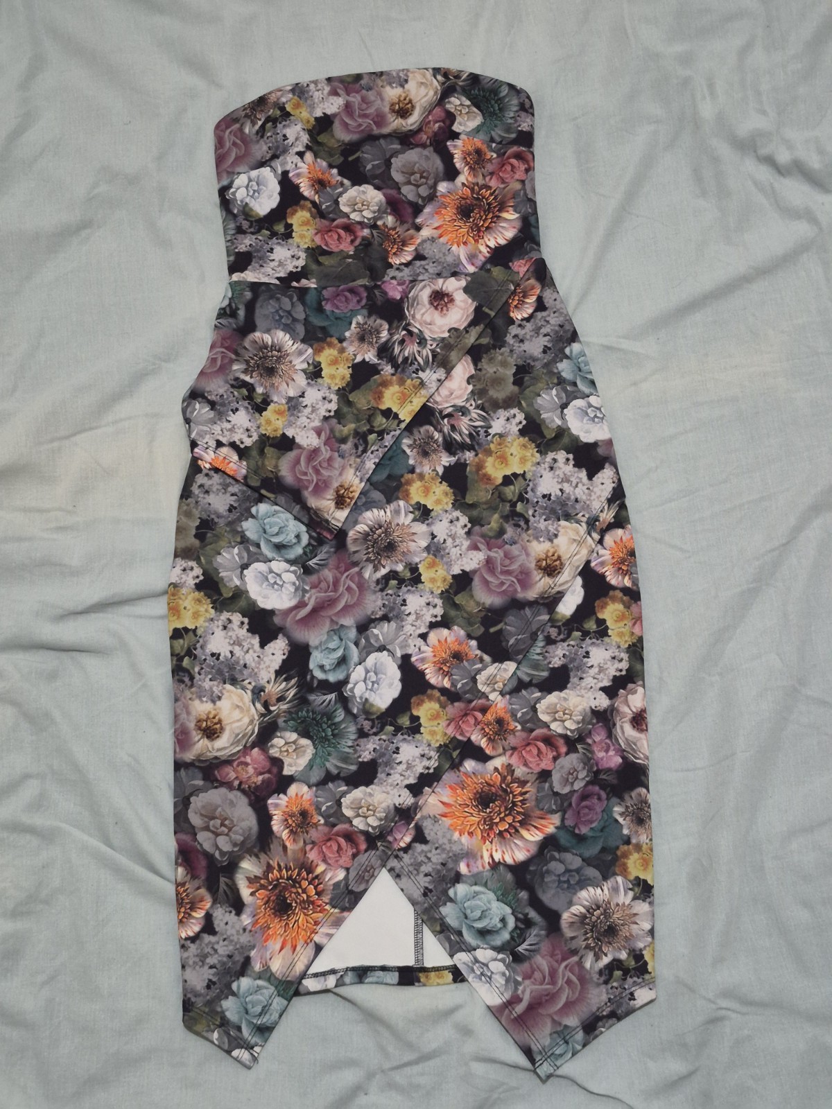 ASOS floral Size 4 Halter Dress