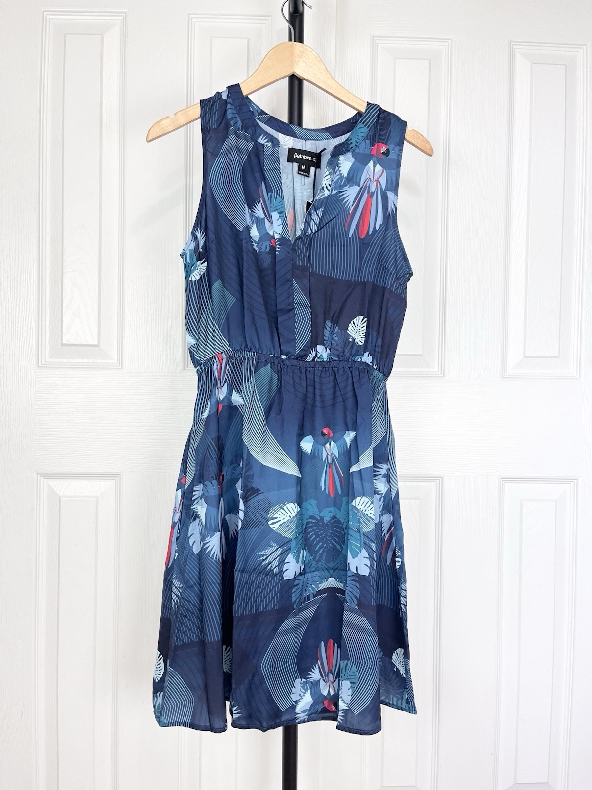 NWT Betabrand Quick Change Travel Dress Medium Tropical