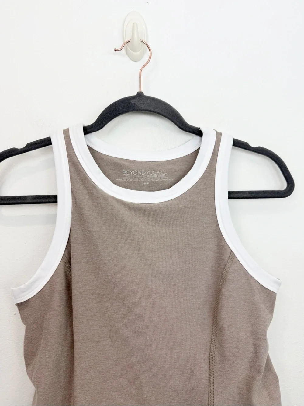 Beyond Yoga Spacedye Outlines Dress Oat Heather | White Size Small