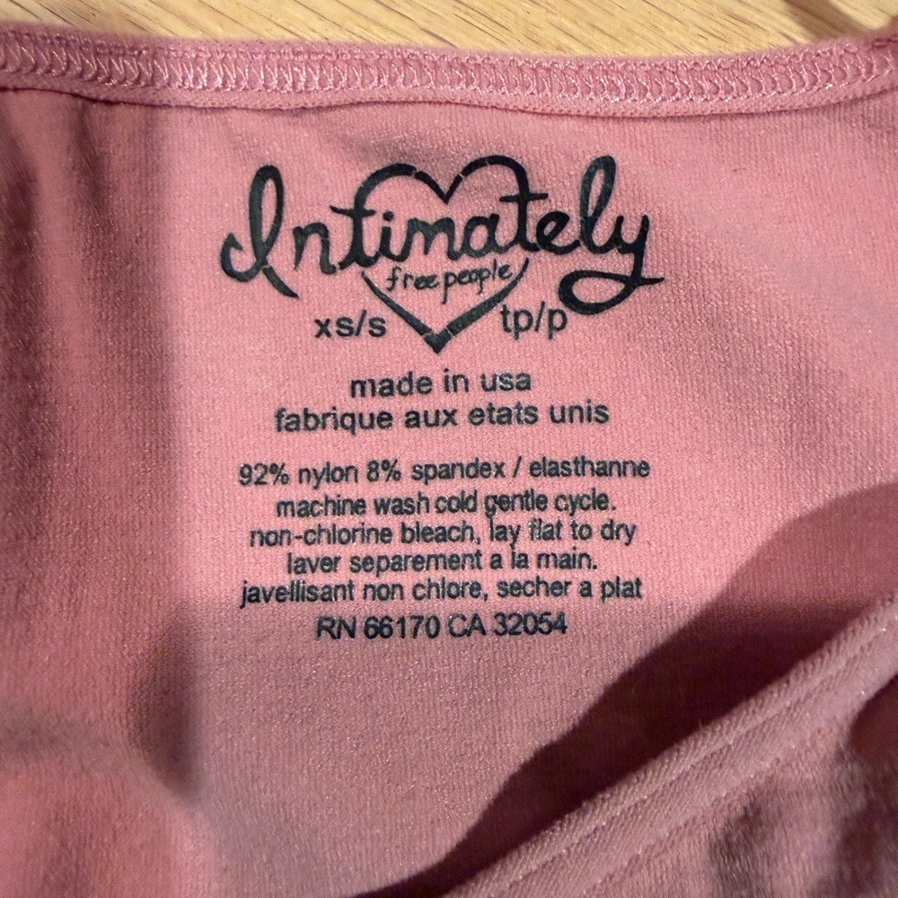 Intimately Free People Tea Length Seamless Slip Dress Mauve Pink XS/S Midi