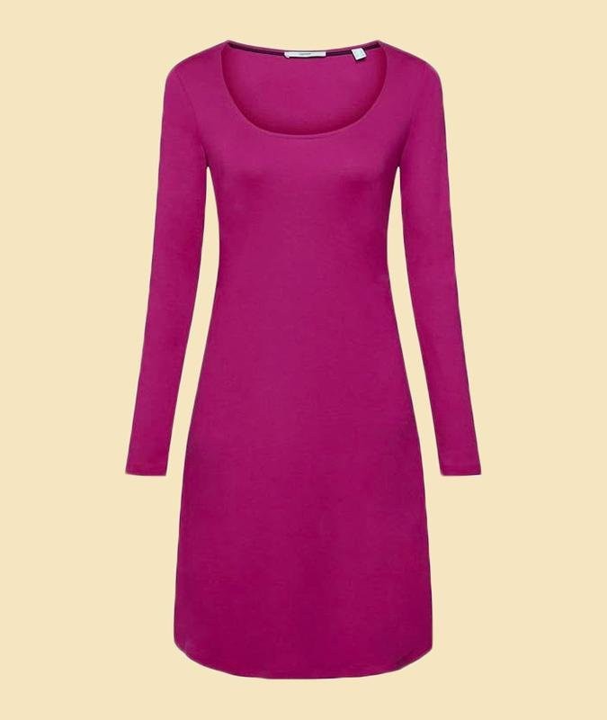 women white stag dress pink viscose 38