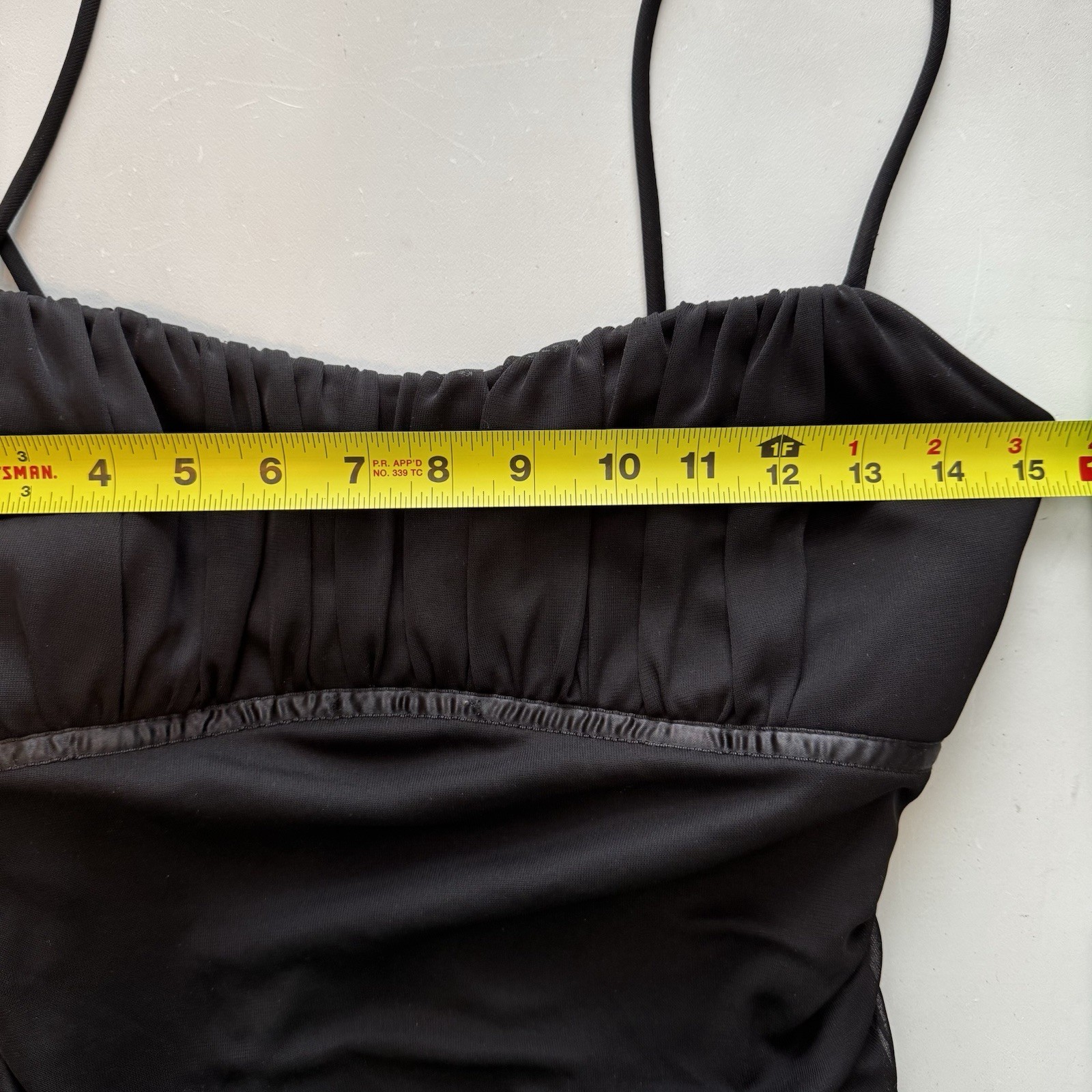 Vtg Ruby Rox Black Dress Whimsi Goth Grunge Size XL Juniors Stretchy 90s Y2K