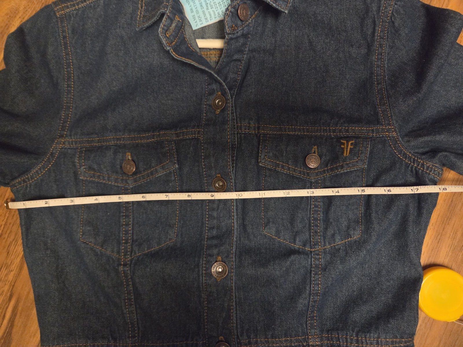 Frye Longsleave Jean Dress, Dark Wash, Size XS, New