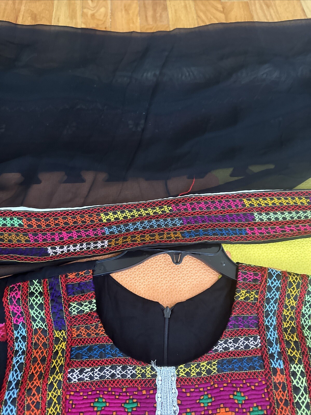 Afghan Afghani Embroidered Handmade Beautiful boho Dress Tribal Kuchi Free Size