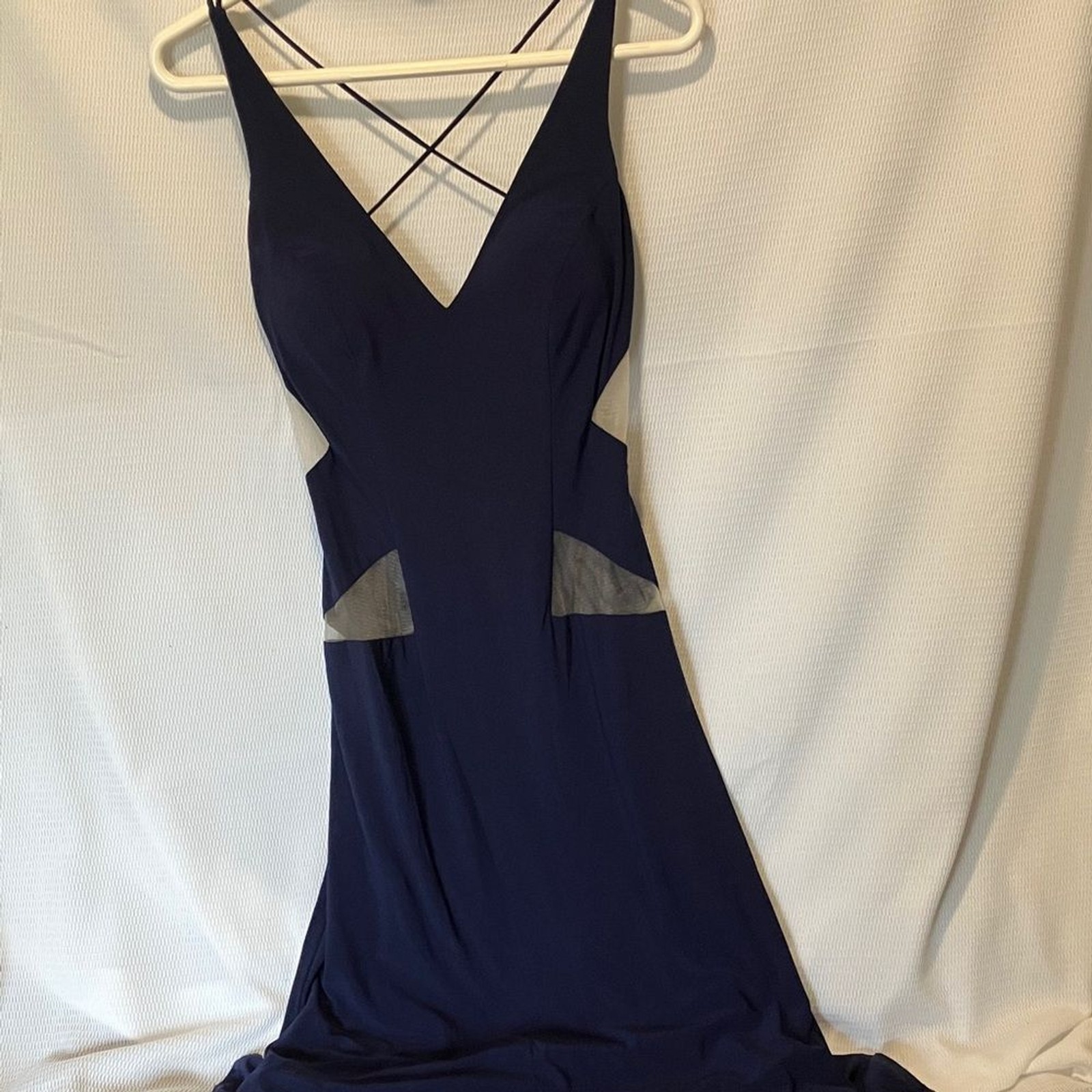 Dave & Johnny Navy Maxi Dress
