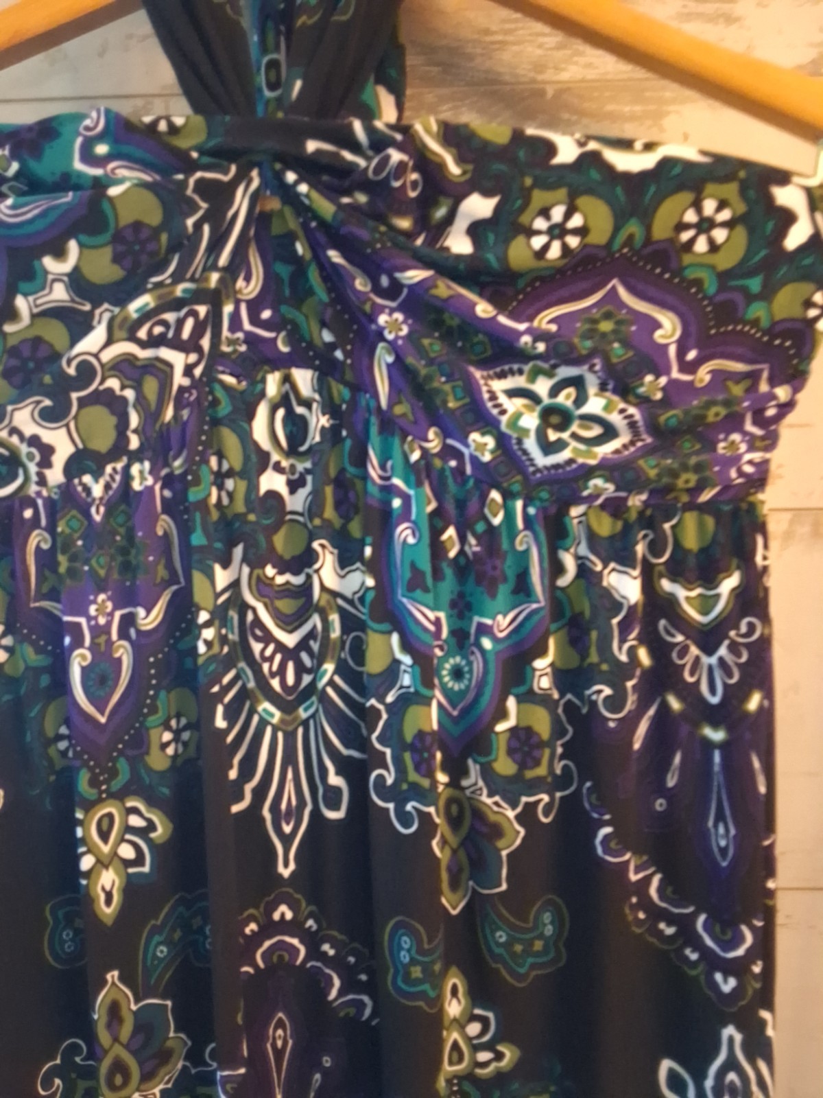 NWT–Apt 9 Gypsy Jade Style Medium Strapless Summer Long Dress
