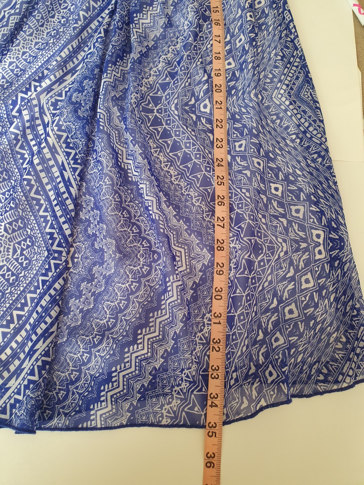 Enfocus Studio Women’s Blue & White Dress Size 4