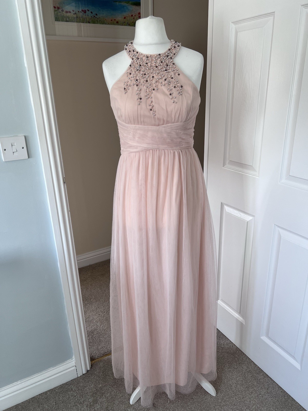Woman’s Little Mistress Blush Pink Prom Dress Size 10