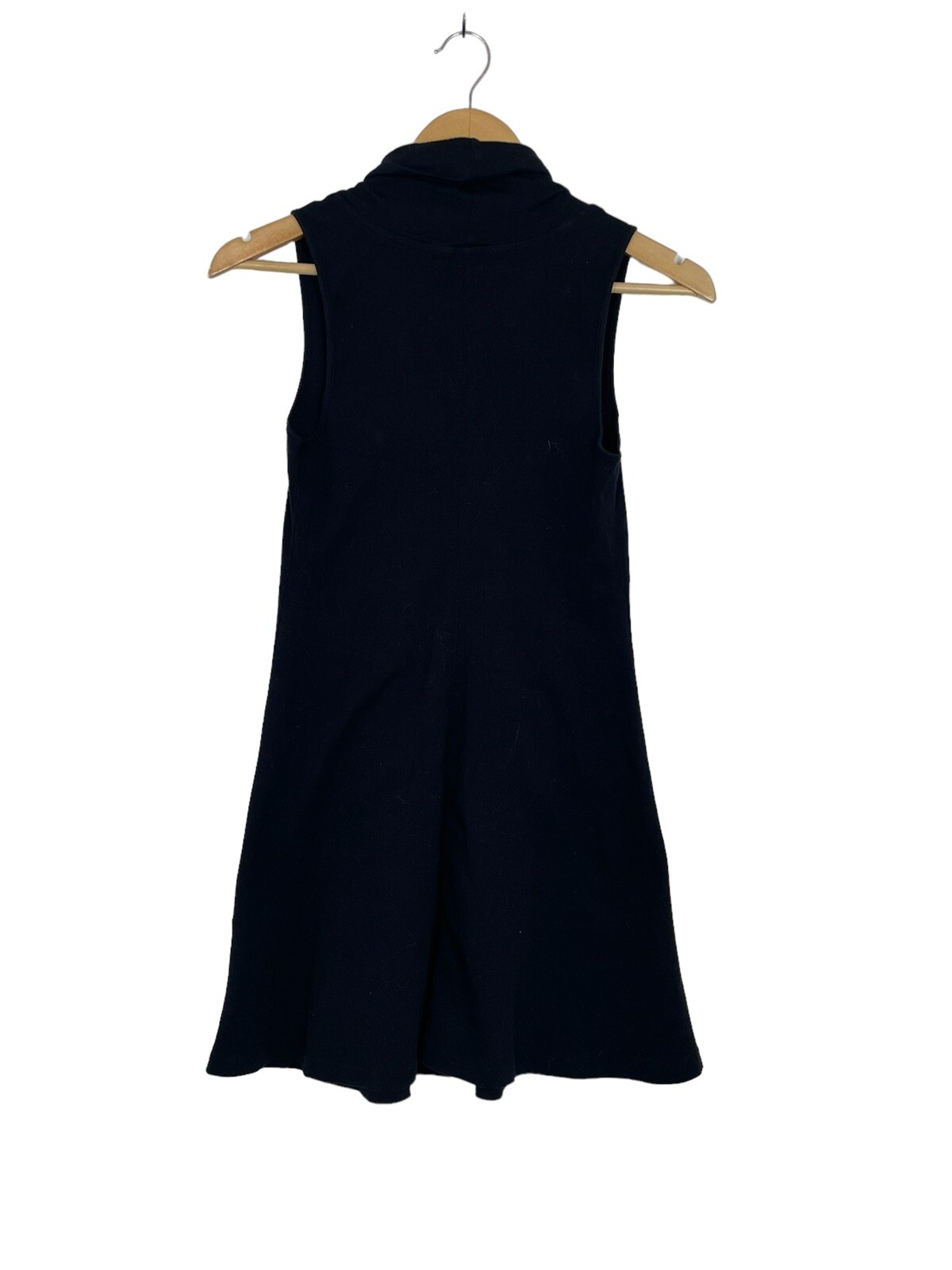 Three Dots Womens Meryl Cowl Neck Shift Dress Sleeveless Black Size XS