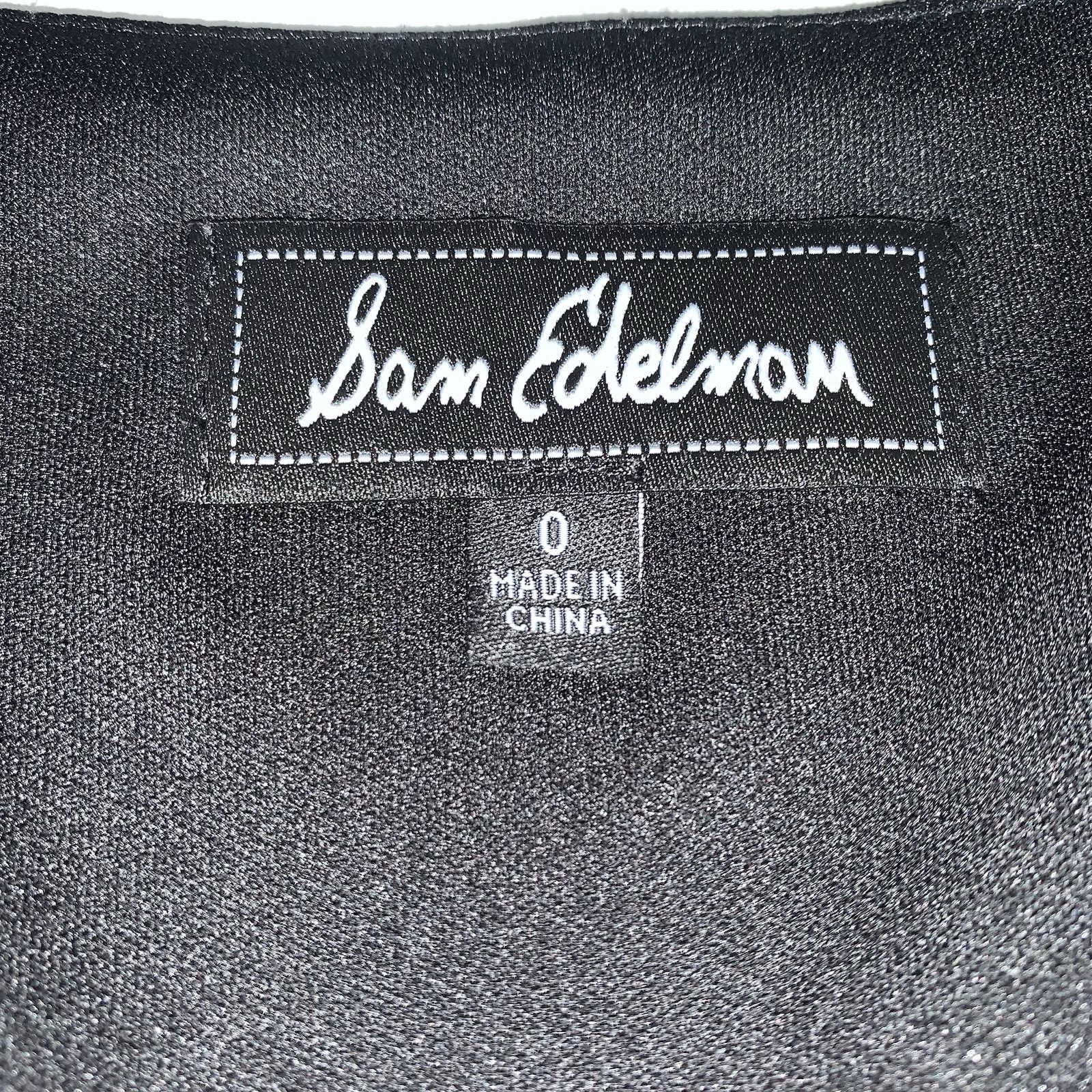 Sam Edelman Ankle Length V-Neck Maxi Silhouette Flutter Sleeve Floral Dress Sz 0