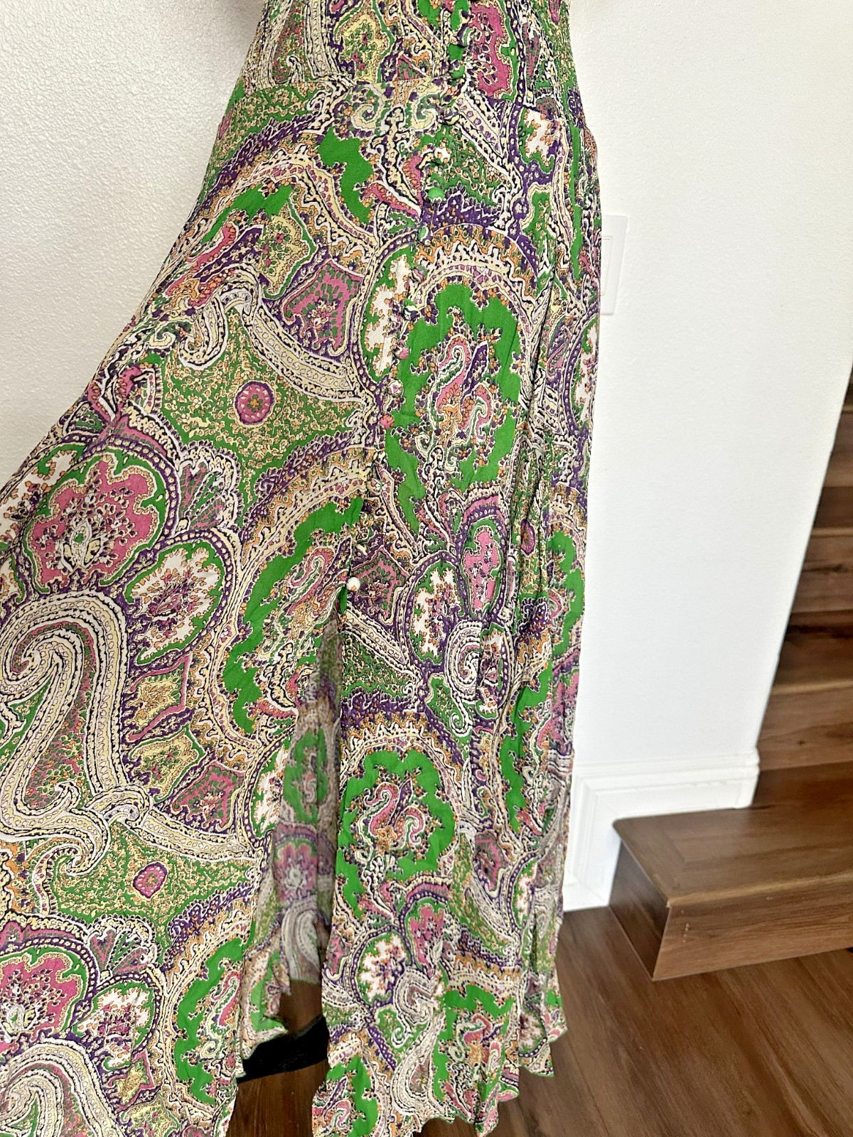 Miss June Dress Legend OS Maxi sequins paisley