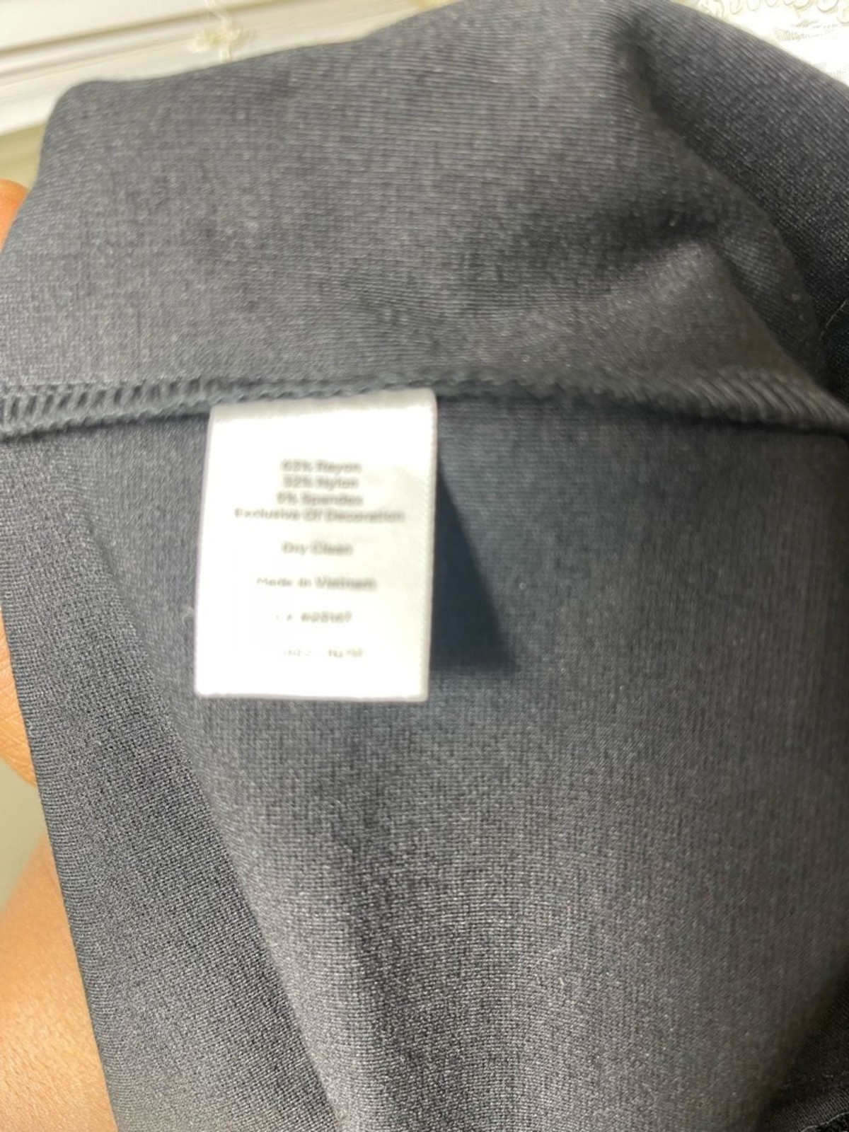 Talbots Rickrack Trim Ponte Shift office work formal dress size 16