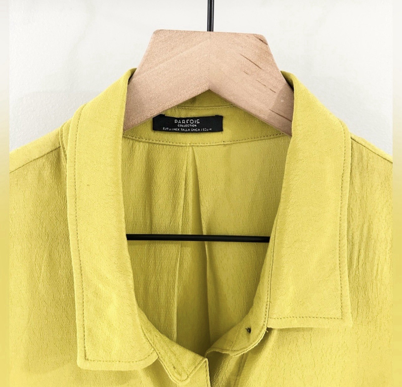 Parfois Sleeveless Side Slit Button Front Maxi Dress Yellow Size Medium