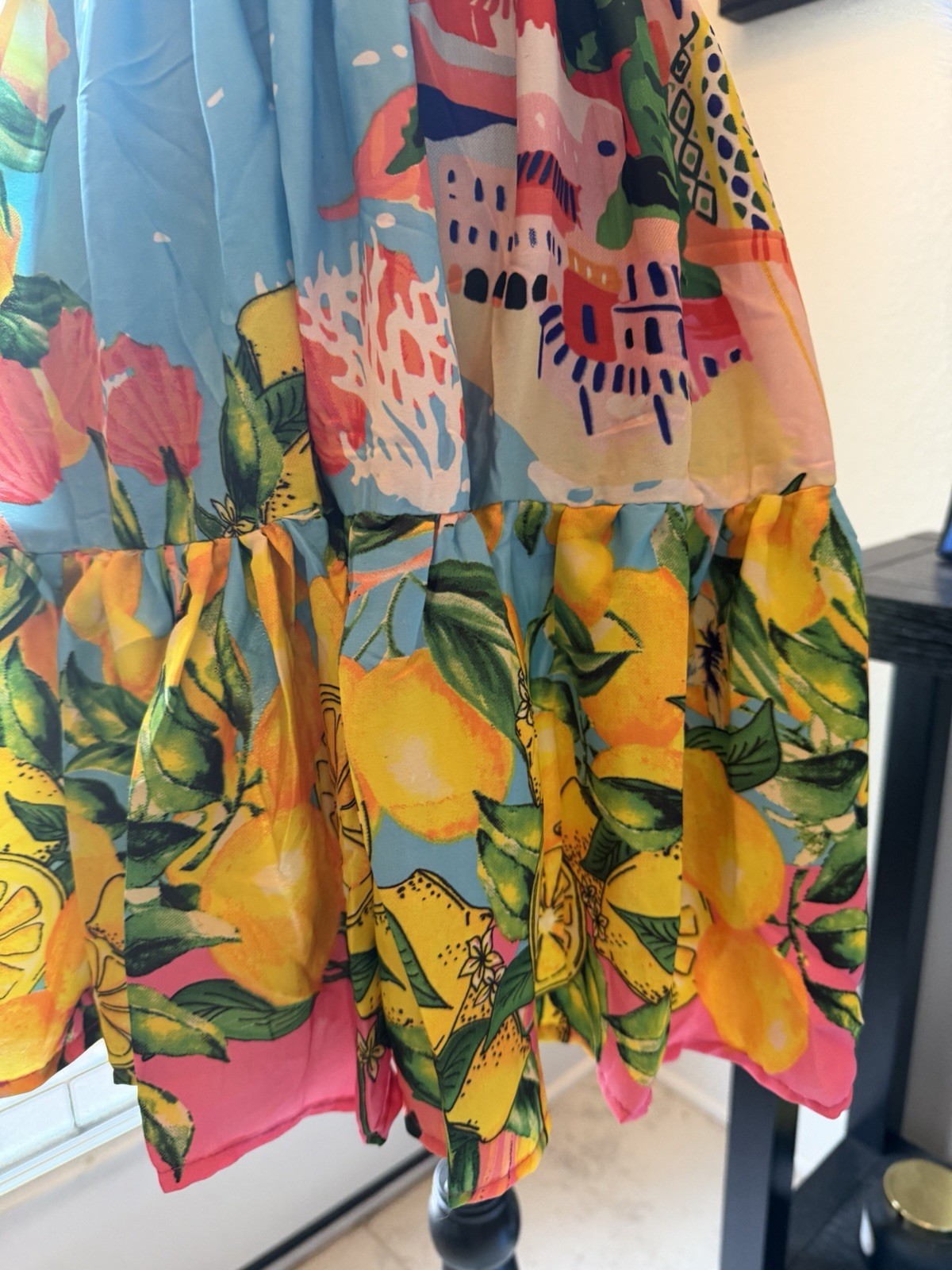 Antica Sartoria 2026 Positano Halter Dress Capri By The Sea NWT O/S
