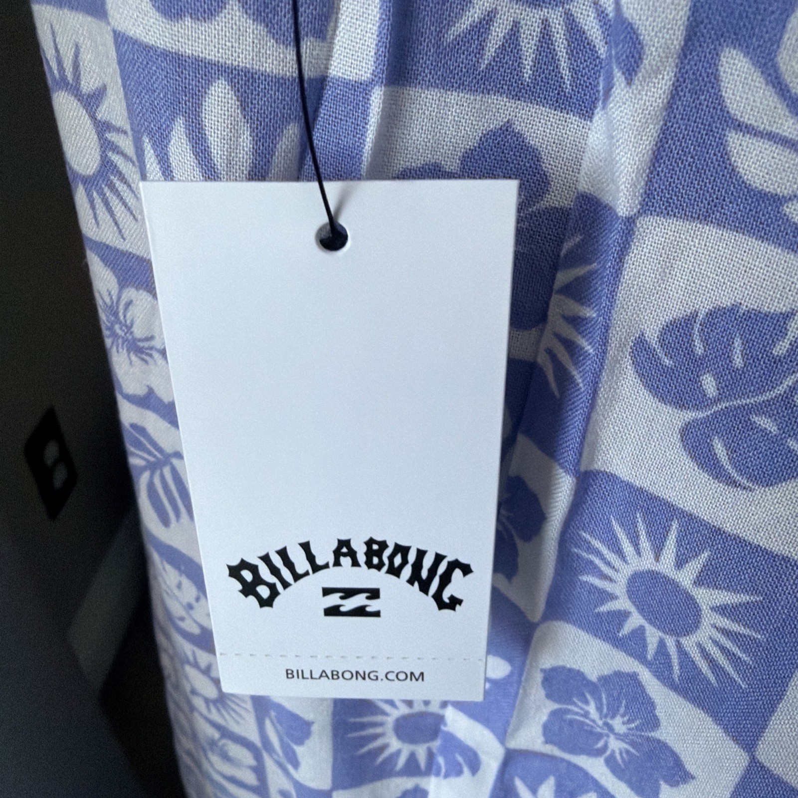 NWT Billabong Sunny Daze Mini Shift Dress Tropical Hawaiian Floral Multi L $49