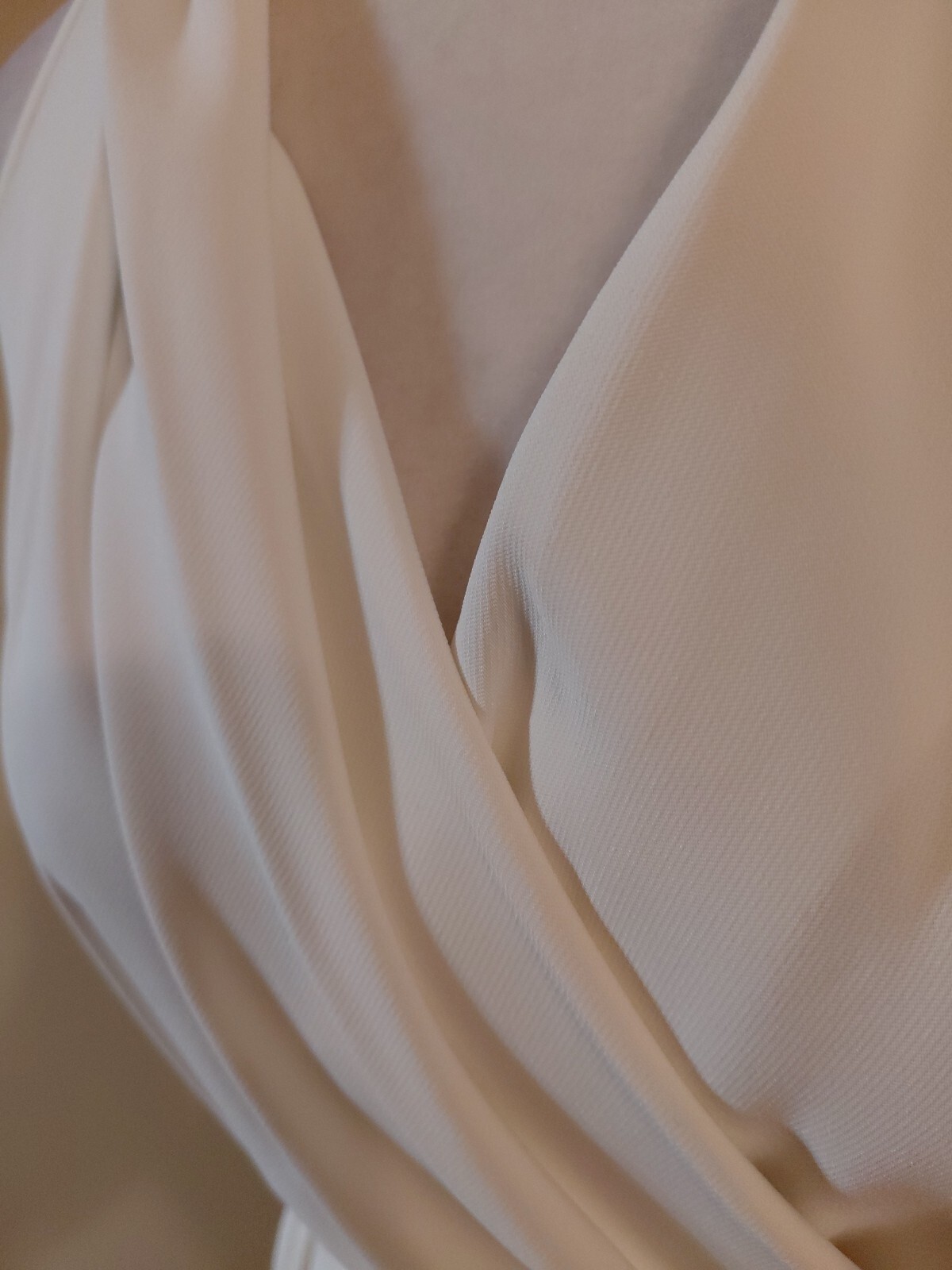 Reiss Piper Halter Neck Wrap Dress White US 4 EUC #300