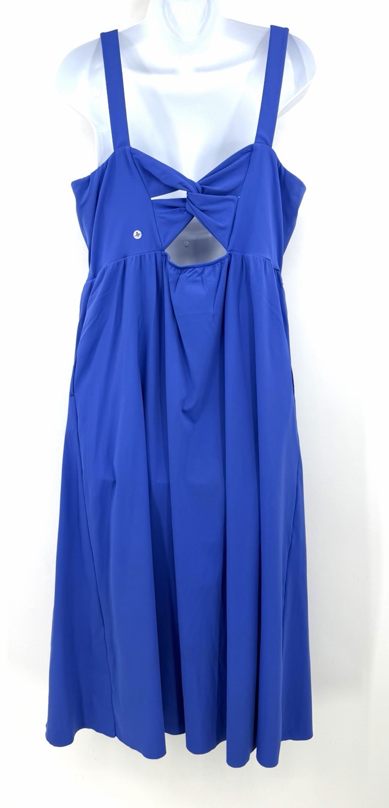 Halara Softly Zero Airy Padded Cool Touch Midi Casual Dress Pockets Size XL