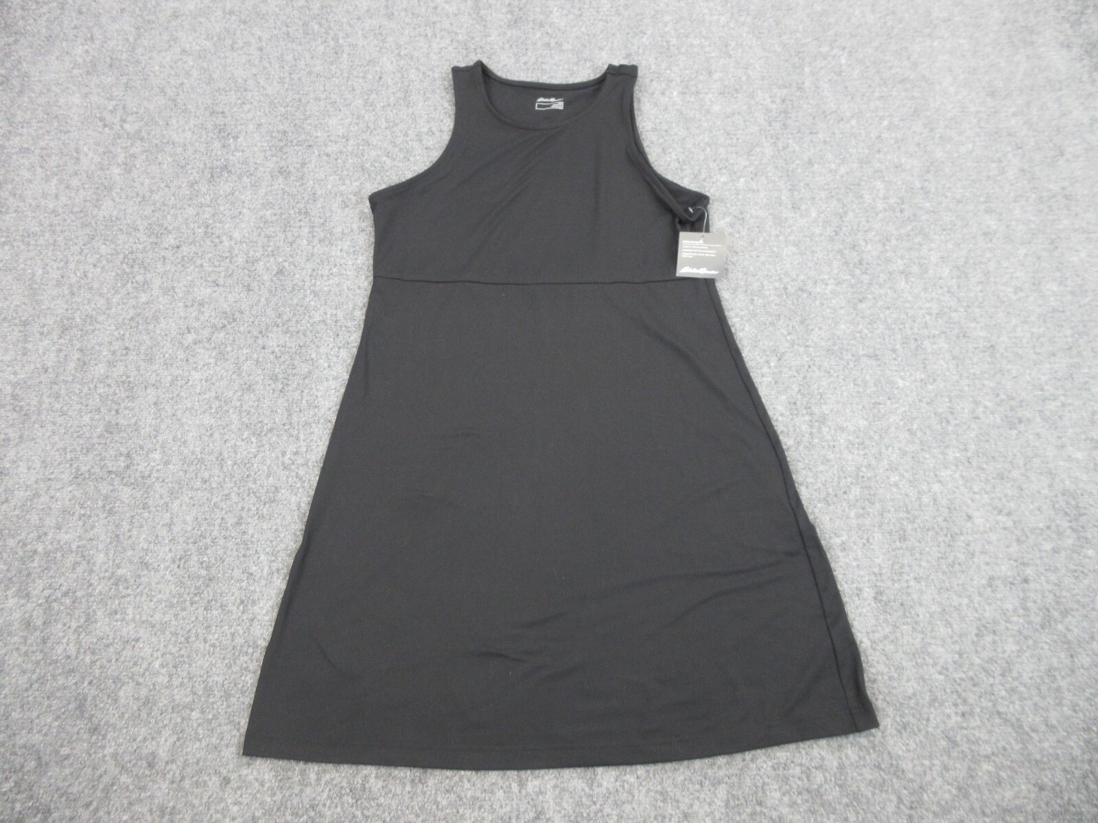 Eddie Bauer Dress Womens Small Black Petite Wicking UPF 50 Stretch Outdoors NEW