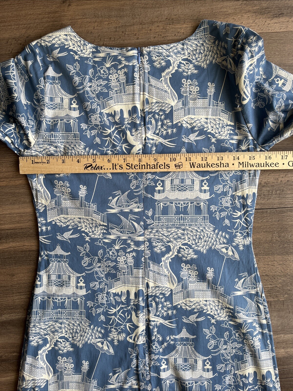 Almaritchi Madrid-Spain Women’s Sheath Dress Cotton Blend Embroidered Size 36