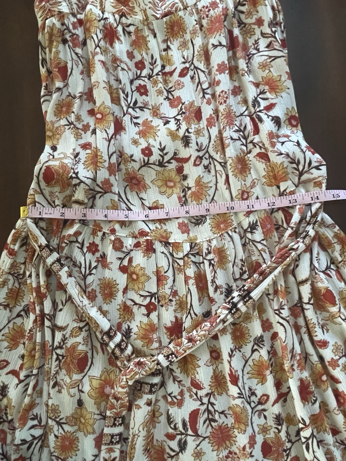 Billabong Floral Boho Chic Cottagecore Maxi Sleeveless Summer Beach Dress XS