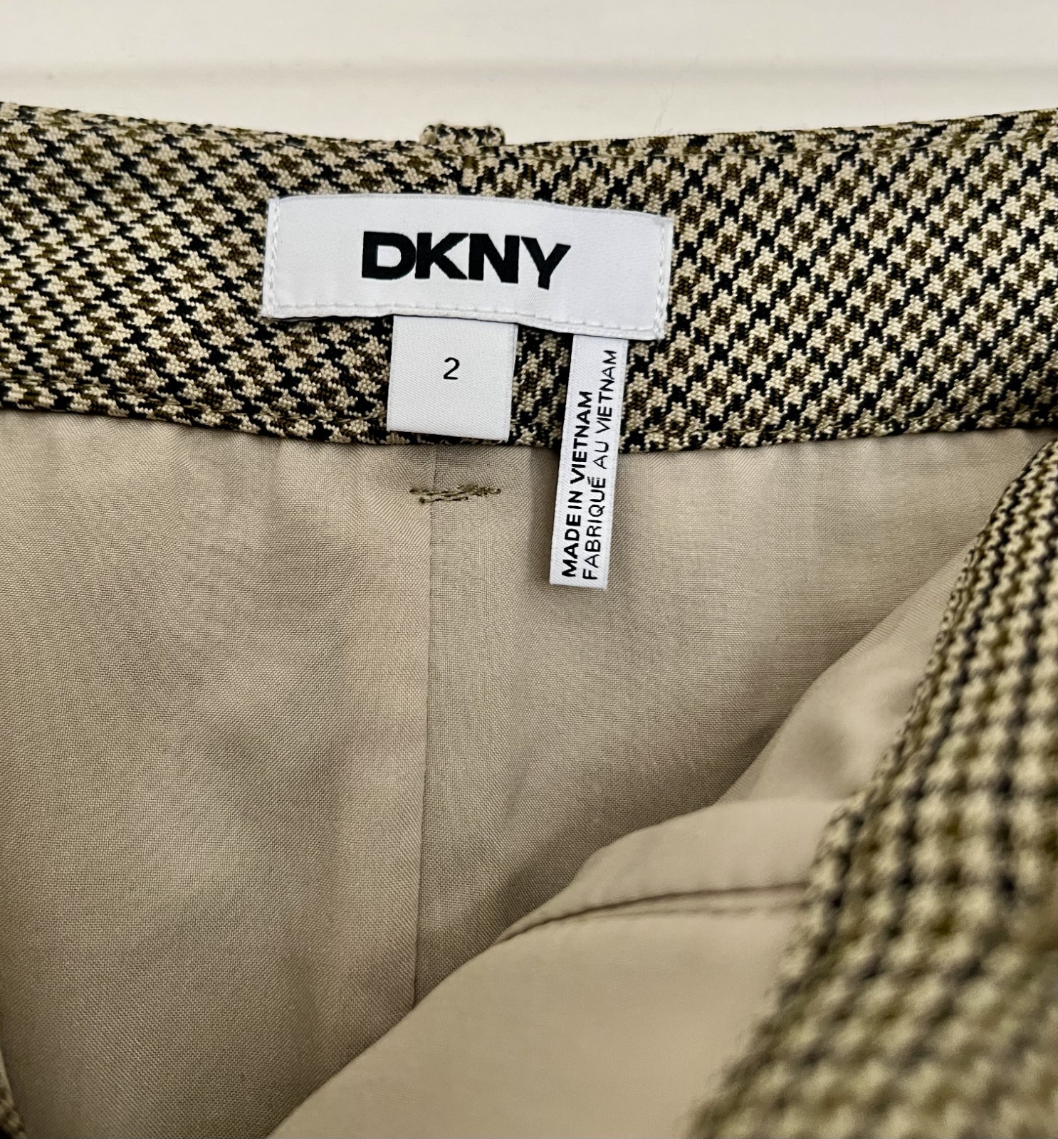 DKNY Plaid Mini Size 2