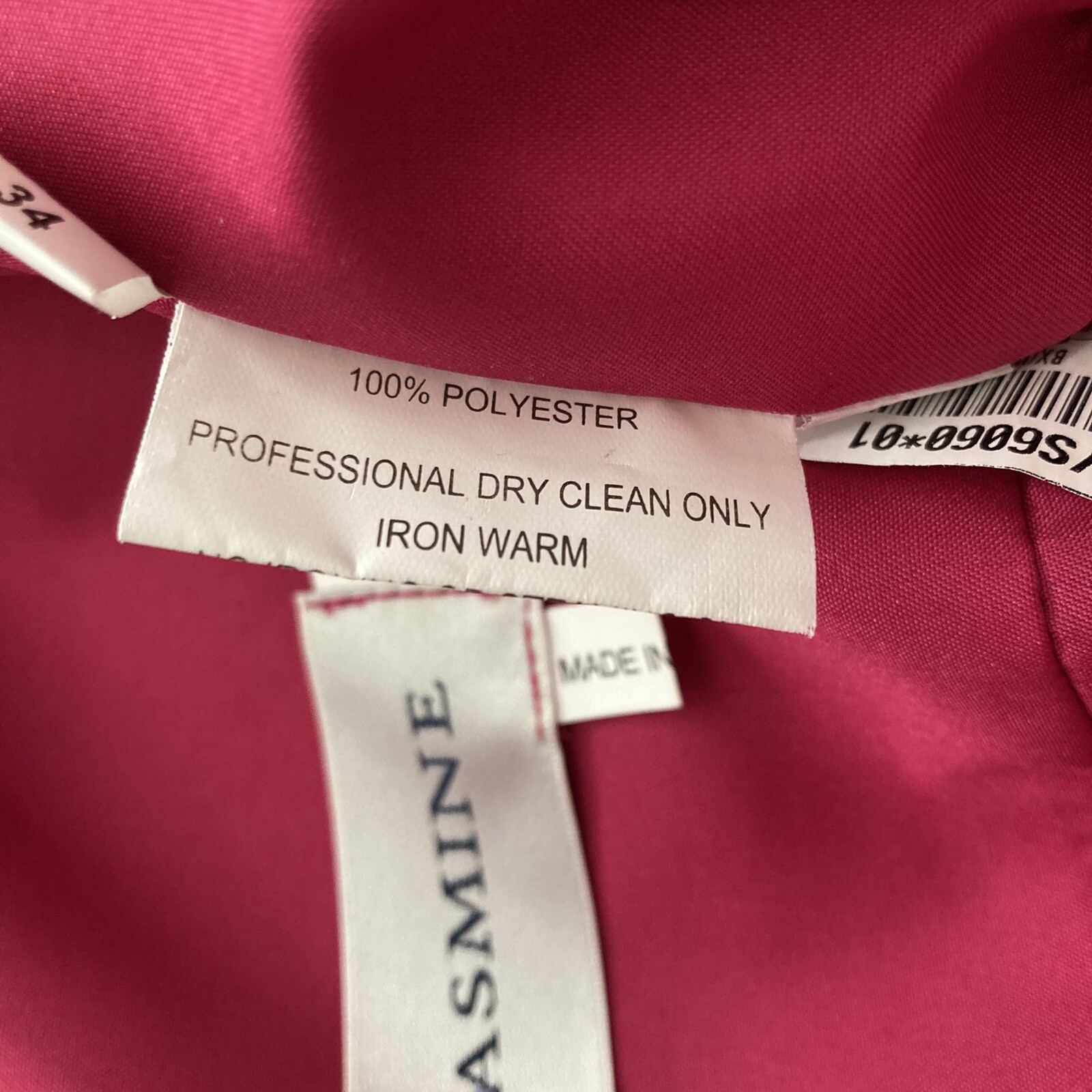 Jasmine NWOT Georgette Dress in Deep/Plum 6