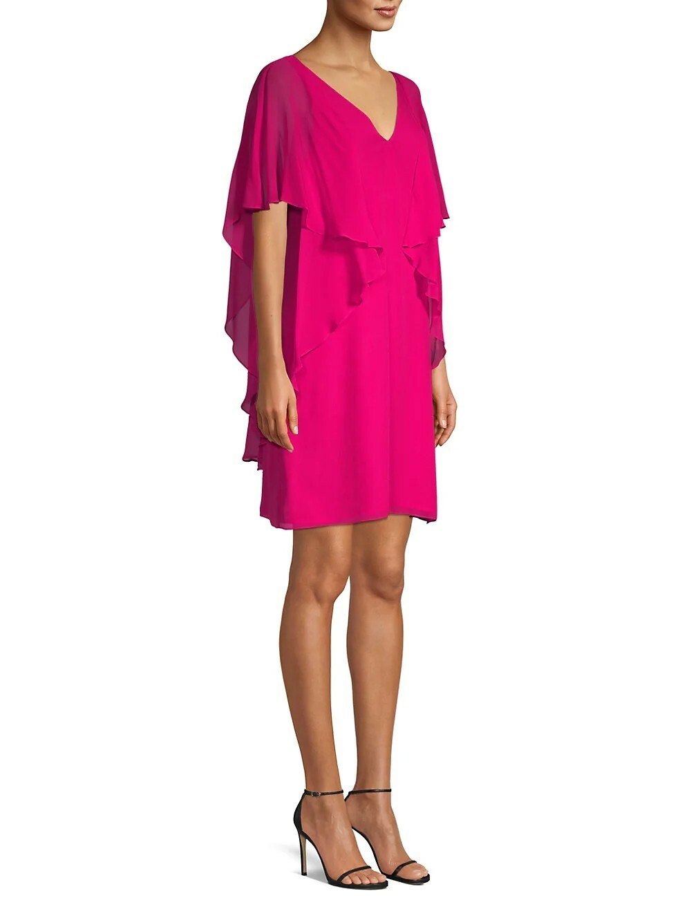 TRINA TURK ‘Buena Vista’ V-Neck Silk Shift Dress, Size 0 ($348)