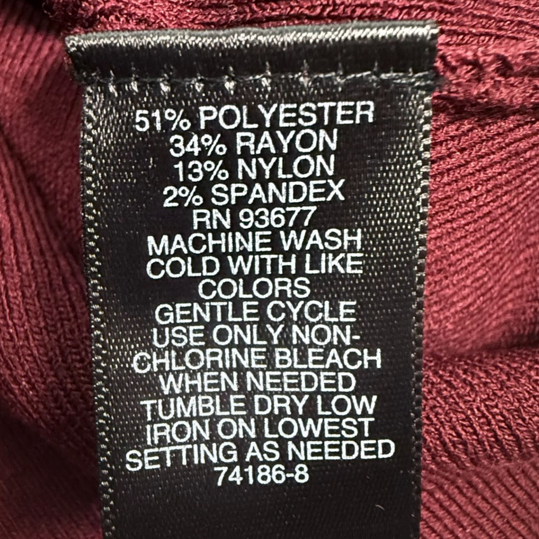 Bold Elements Sleeveless Bodycon Knit Dress Womens XL Burgundy Wine Stretch NWT