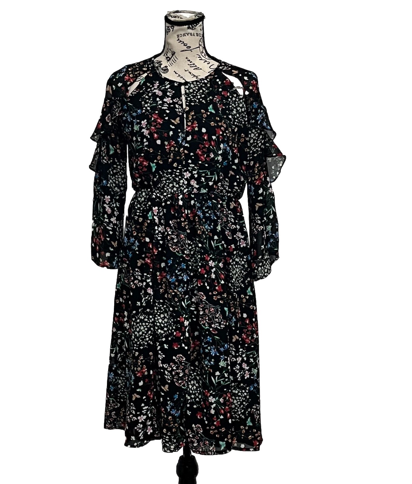 Walter Baker Floral Cottegecore Dress 10 Women’s Fairy Boho Peasent Whimsical