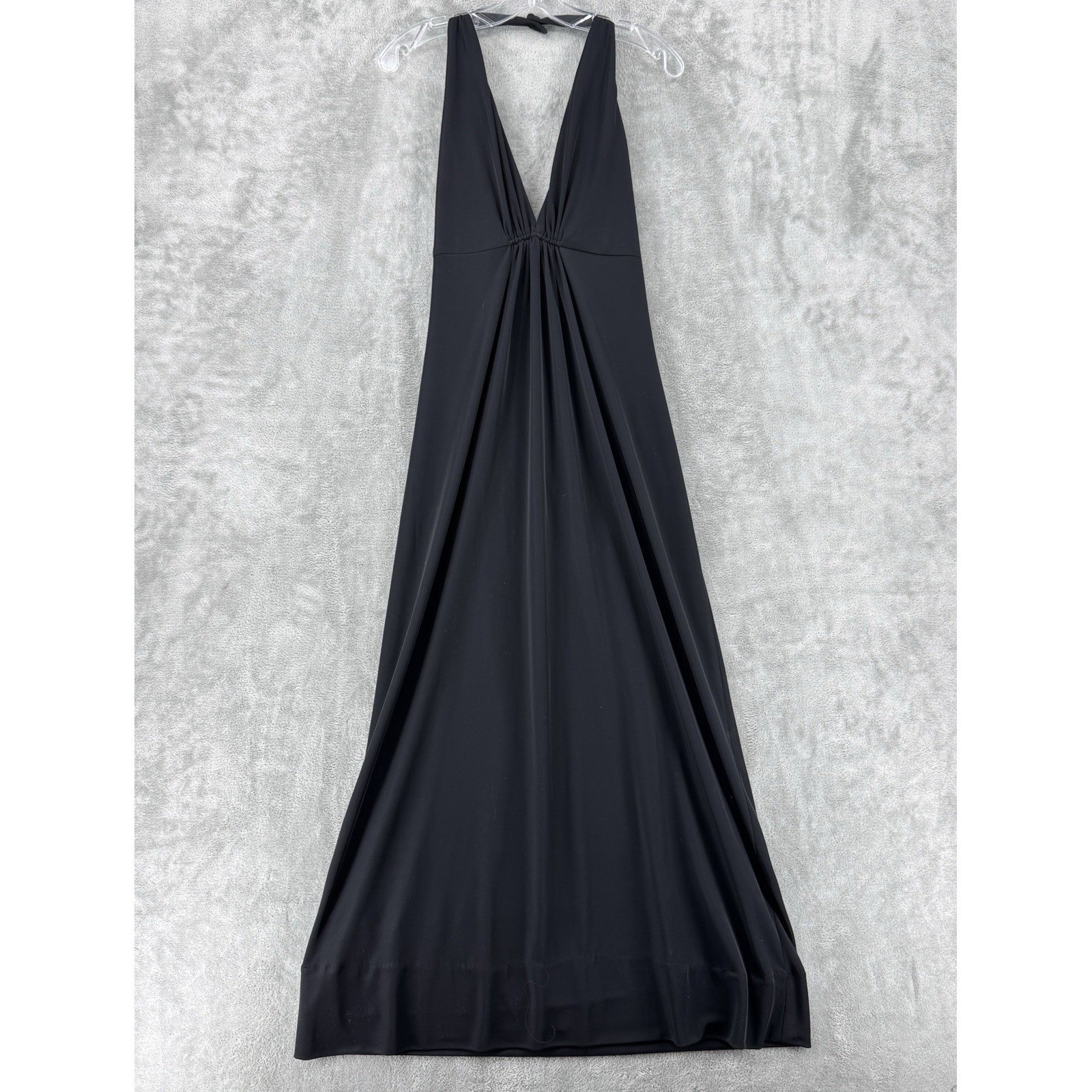 Vintage Rimini Dress Womens 8 Evening Event Halter Maxi Gown Stretch Halter 90s