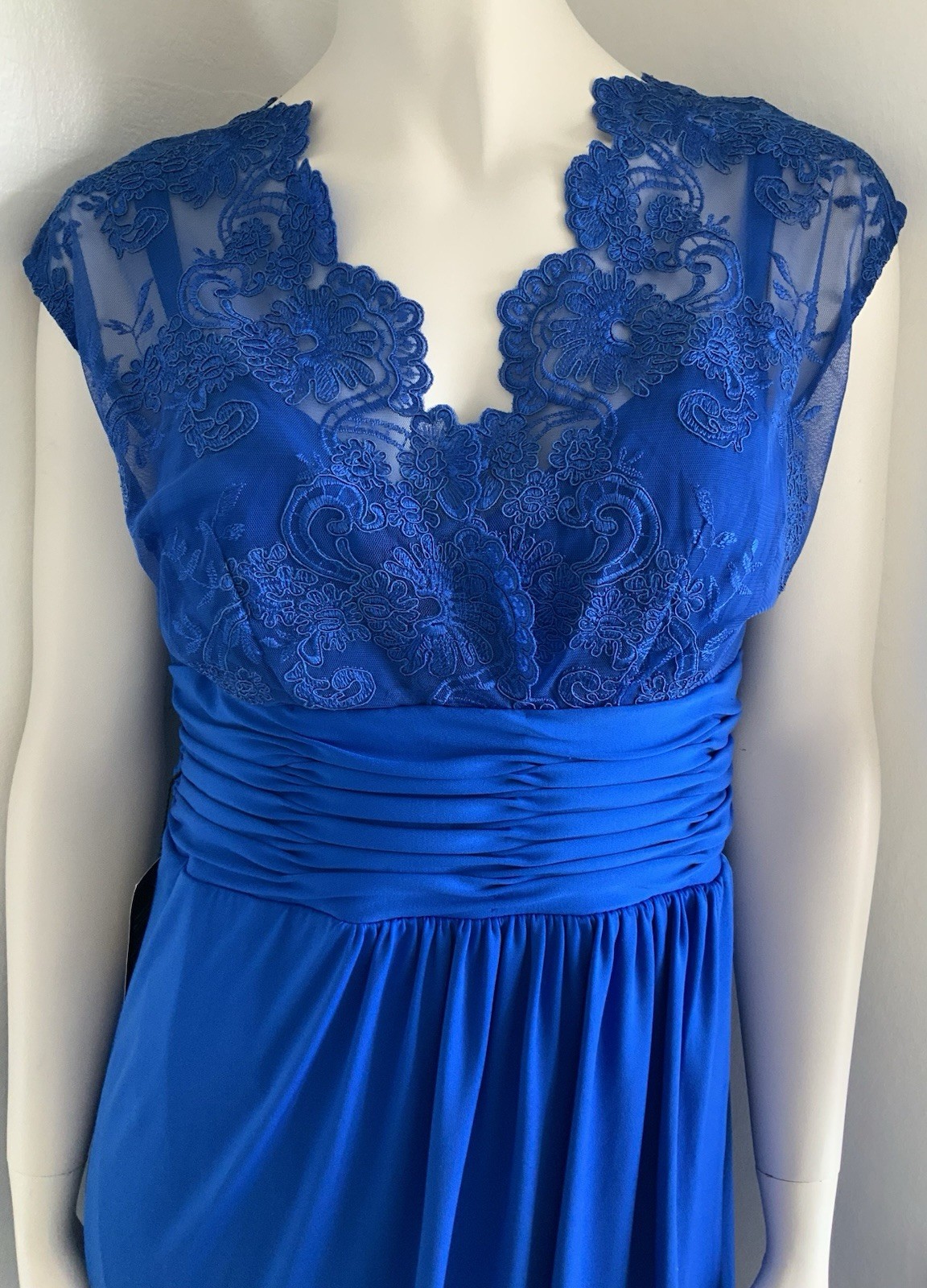 ALEXON Brand New With Tags China Blue Occasion Dress Size 14 Fast And Free P&P