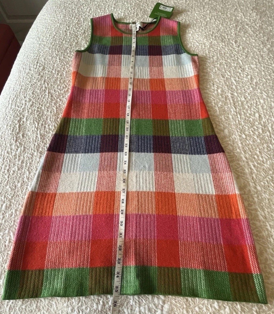 Plaid Mini Sweater Dress Red/Pink/Green/Blue M – kate spade new york x Target