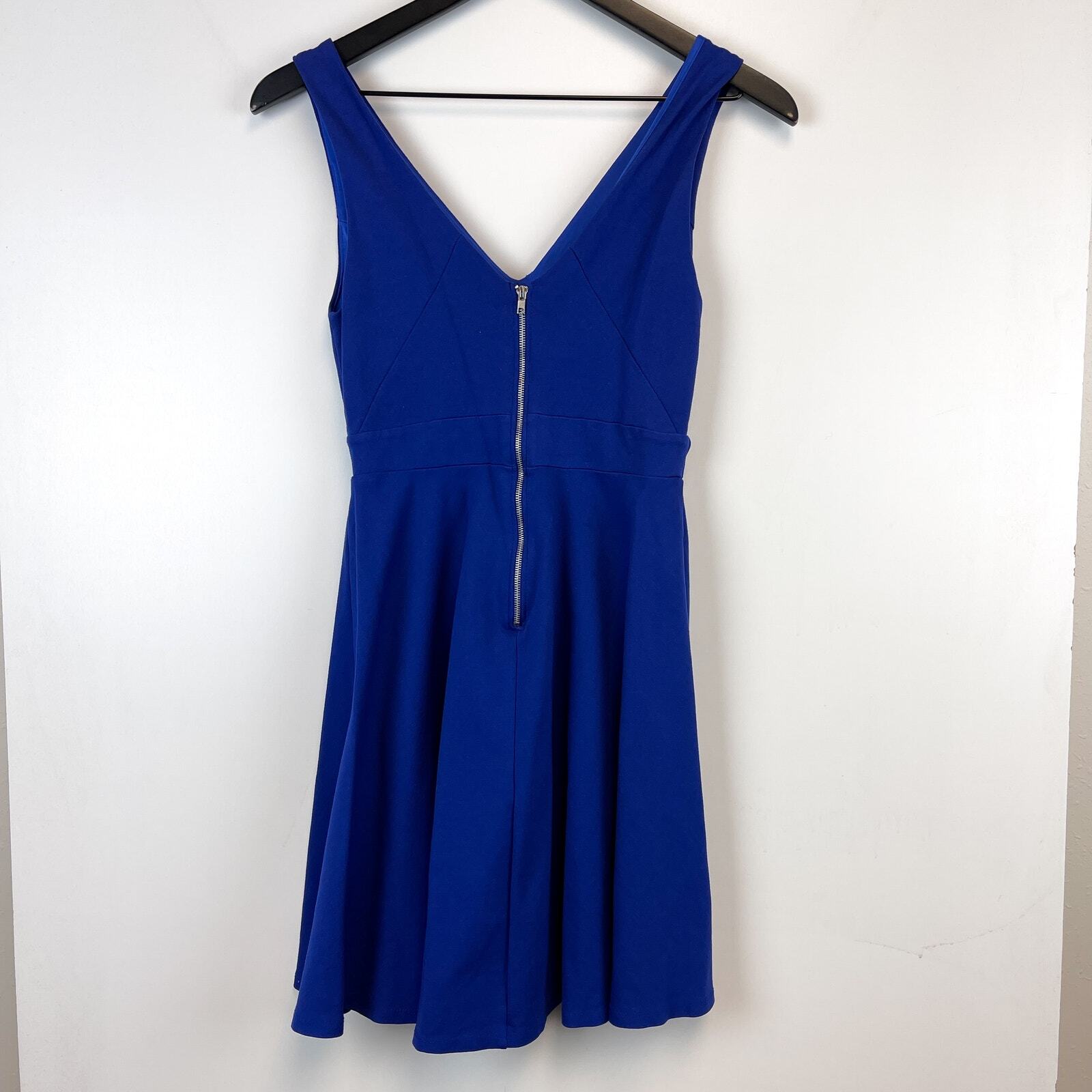 Altar’d State Size S Fit & Flare Mini A-Line Dress Cobalt Blue Tank