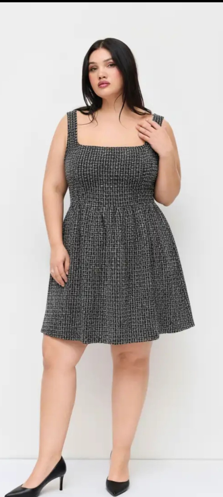 Cider Mini Drees Curve Plus Black & White 0XL New