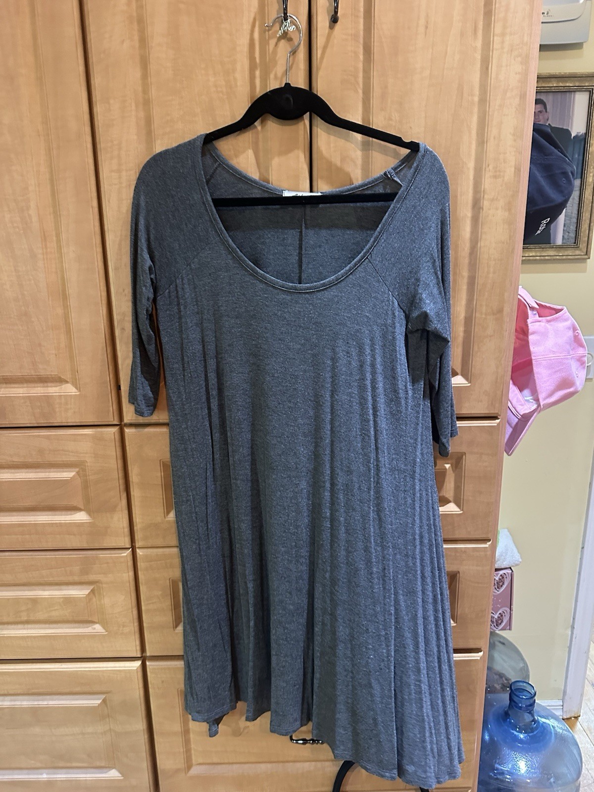 Casual Mid-Sleeve Dress