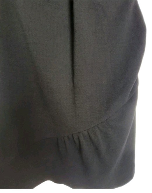 NWT Anthropologie Leifsdottir Vortex Pucker Wool Dress Black Size 6 Flawless