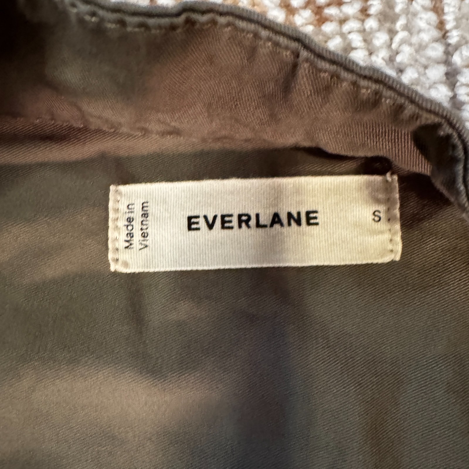 EVERLANE 2026 Easy Workwear Dress Olive Green Oversized Women’s Size Small
