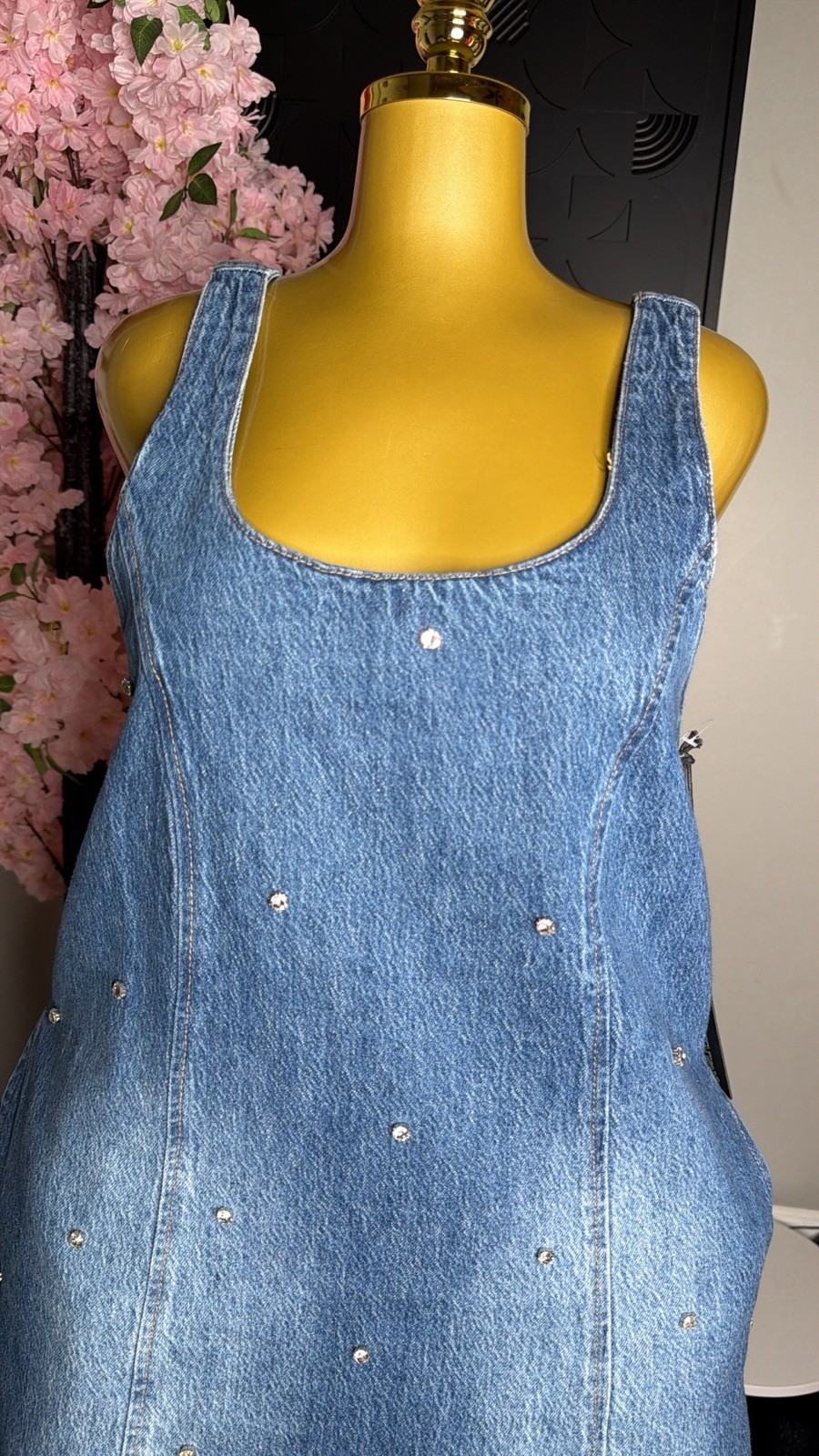 BLANKNYC Denim Dress With Side Pocket Size M