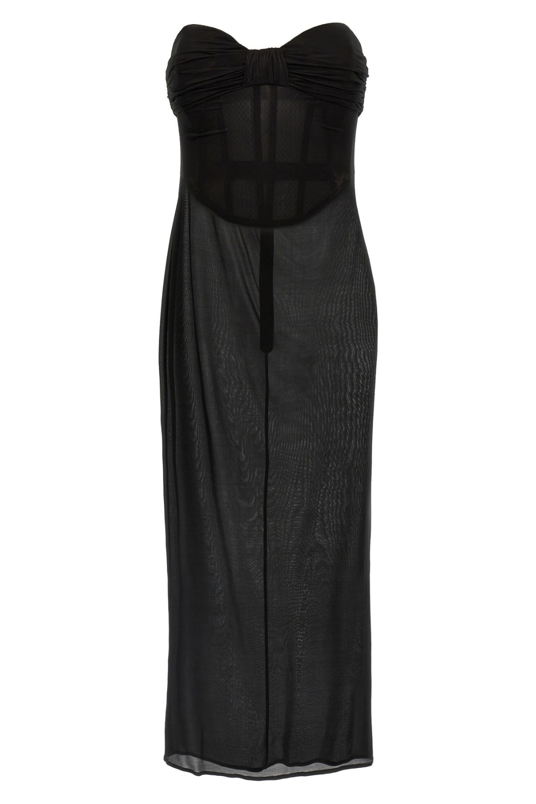 MAGDA BUTRYM ’27’ Black Cupro Dress New & Authentic