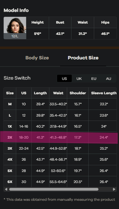 BloomChic Sequin Embroidery Waist-Defining Pocket Knee Dress Black 18-20/2X