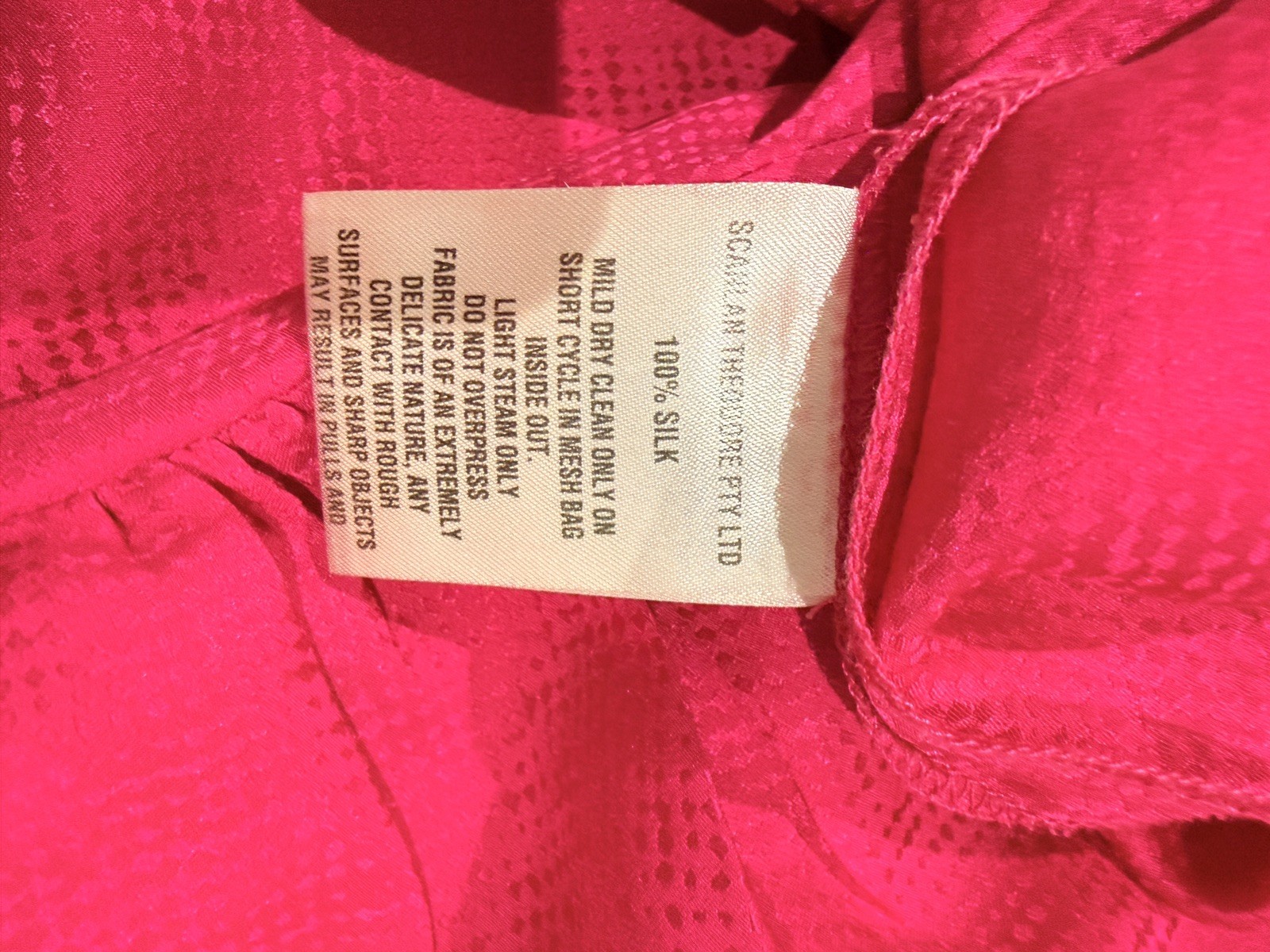 scanlan theodore silk dress