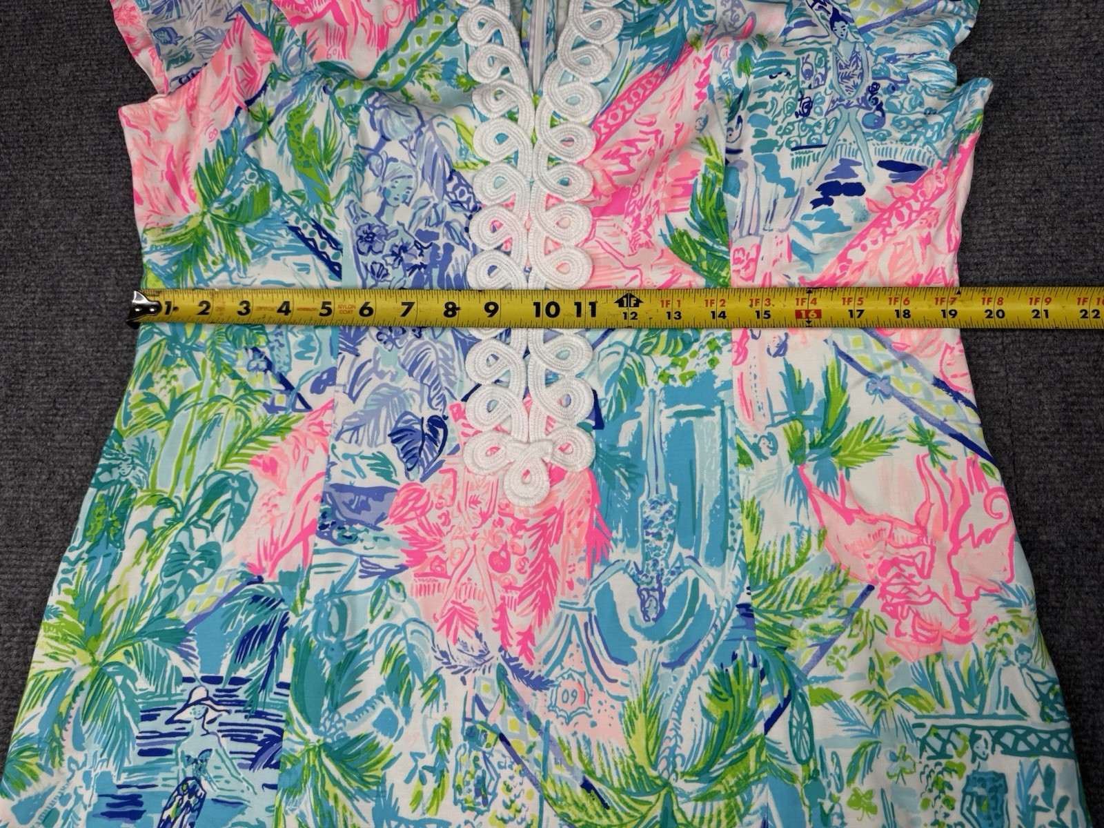 Lilly Pulitzer CASIDY STRETCH SHIFT DRESS Multi Bohemian Queen Pink Blue 16